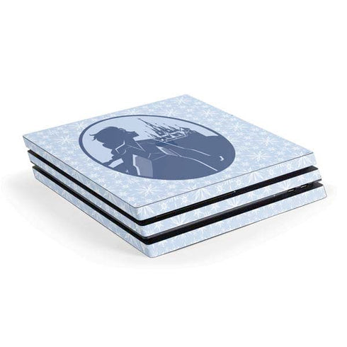 Disney Frozen II Elsa Silhouette PS4 Pro Console Skin