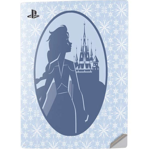 Disney Frozen II Elsa Silhouette PS5 Digital Edition Console Skin