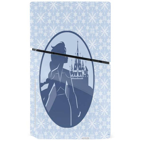 Disney Frozen II Elsa Silhouette PS5 Slim Disk Bundle Skin