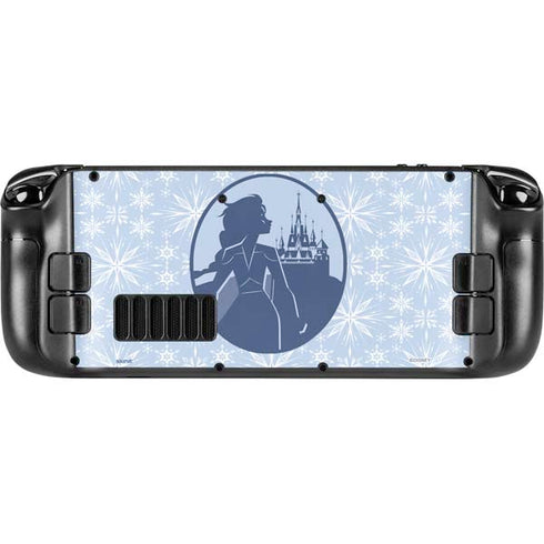 Disney Frozen II Elsa Silhouette Steam Deck Handheld Gaming Computer Skin
