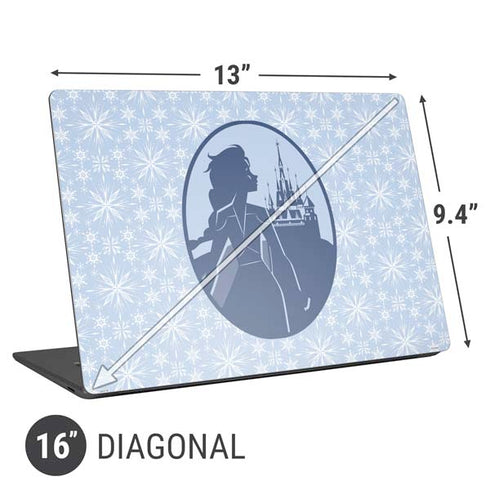Disney Frozen II Elsa Silhouette Universal Laptop 16in (13 x 9.4in) Skin