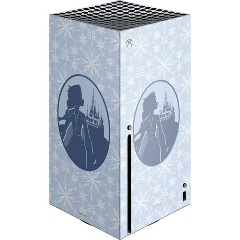 Disney Frozen II Elsa Silhouette Xbox Series X Console Skin