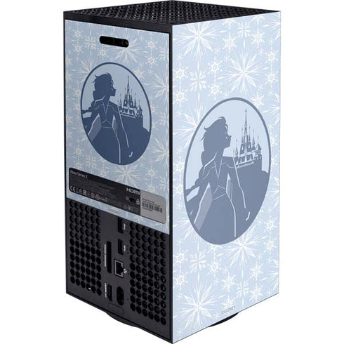 Disney Frozen II Elsa Silhouette Xbox Series X Console Skin