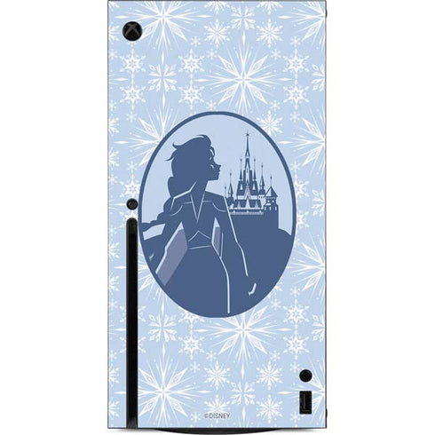 Disney Frozen II Elsa Silhouette Xbox Series X Console Skin