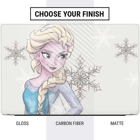 Disney Frozen Elsa Snowflakes Art Dell Vostro Skin