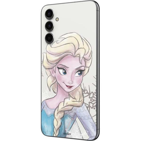 Disney Frozen Elsa Snowflakes Art Galaxy A14 5G Skin