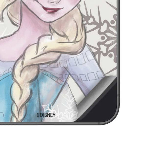 Disney Frozen Elsa Snowflakes Art Galaxy A14 5G Skin