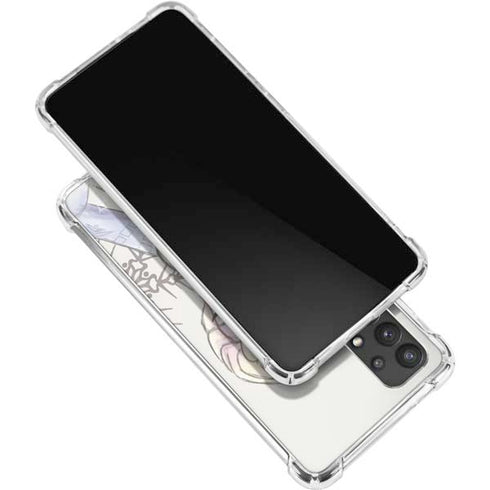 Disney Frozen Elsa Snowflakes Art Galaxy A32 5G Clear Case