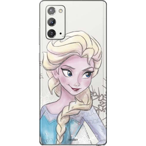 Disney Frozen Elsa Snowflakes Art Galaxy Note20 5G Skin