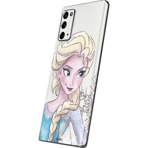 Disney Frozen Elsa Snowflakes Art Galaxy Note20 5G Skin