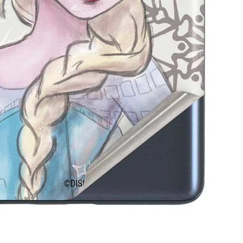 Disney Frozen Elsa Snowflakes Art Galaxy S20 Fan Edition Skin