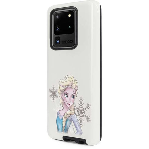 Disney Frozen Elsa Snowflakes Art Galaxy S20 Ultra 5G Pro Case