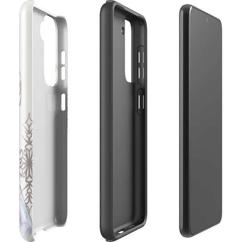Disney Frozen Elsa Snowflakes Art Galaxy S21 Plus 5G Pro Case