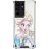 Disney Frozen Elsa Snowflakes Art Galaxy S21 Ultra 5G Clear Case