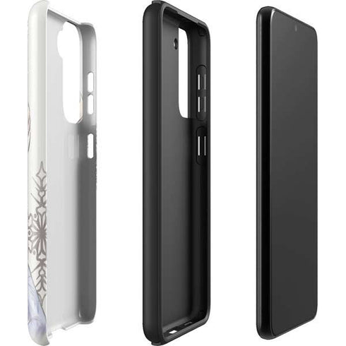 Disney Frozen Elsa Snowflakes Art Galaxy S22 Pro Case