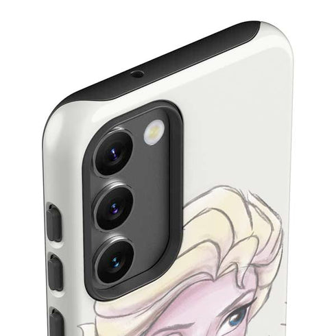 Disney Frozen Elsa Snowflakes Art Galaxy S23 Pro Case