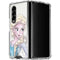Disney Frozen Elsa Snowflakes Art Galaxy Z Fold4 5G Clear Case
