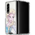 Disney Frozen Elsa Snowflakes Art Galaxy Z Fold4 5G Clear Case