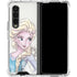 Disney Frozen Elsa Snowflakes Art Galaxy Z Fold4 5G Clear Case