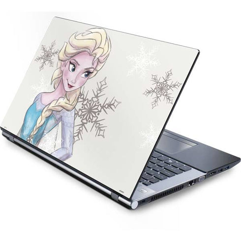 Disney Frozen Elsa Snowflakes Art Generic Laptop Skin