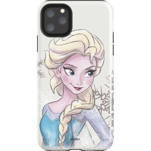 Disney Frozen Elsa Snowflakes Art iPhone 11 Pro Max Impact Case