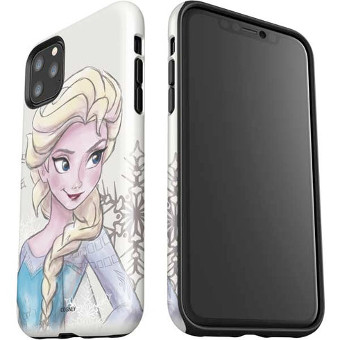 Disney Frozen Elsa Snowflakes Art iPhone 11 Pro Max Impact Case