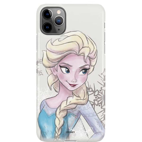 Disney Frozen Elsa Snowflakes Art iPhone 11 Pro Max Lite Case