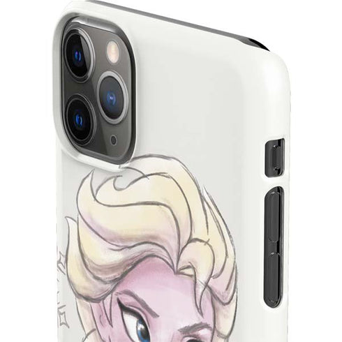 Disney Frozen Elsa Snowflakes Art iPhone 11 Pro Max Lite Case