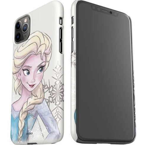 Disney Frozen Elsa Snowflakes Art iPhone 11 Pro Max Lite Case