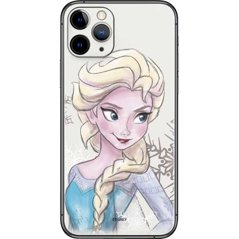 Disney Frozen Elsa Snowflakes Art iPhone 11 Pro Skin