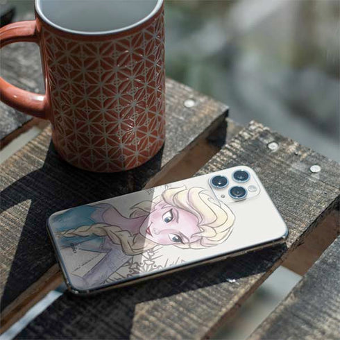 Disney Frozen Elsa Snowflakes Art iPhone 11 Pro Skin