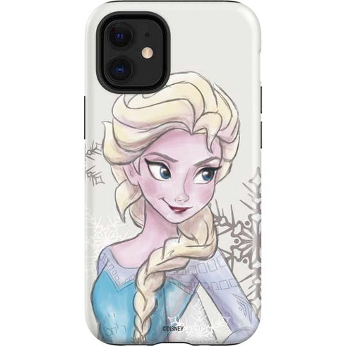 Disney Frozen Elsa Snowflakes Art iPhone 12 Mini Impact Case