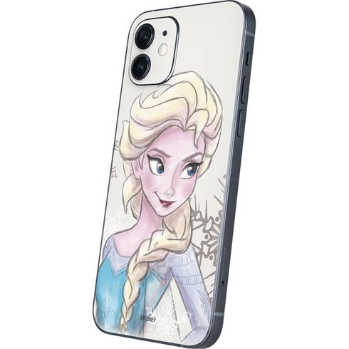 Disney Frozen Elsa Snowflakes Art iPhone 12 Mini Skin