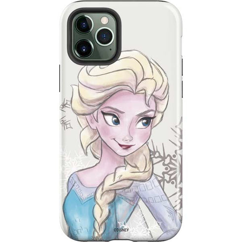 Disney Frozen Elsa Snowflakes Art iPhone 12 Pro Impact Case
