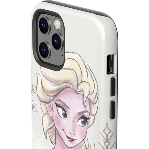 Disney Frozen Elsa Snowflakes Art iPhone 12 Pro Max Impact Case
