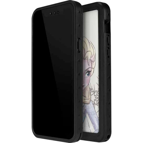 Disney Frozen Elsa Snowflakes Art iPhone 12 Pro Max Waterproof Case