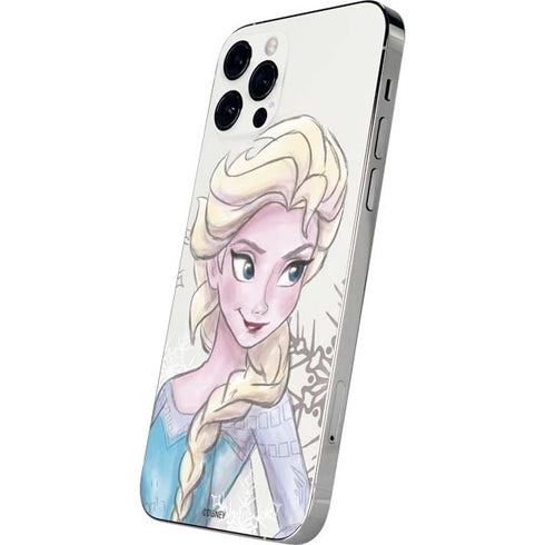 Disney Frozen Elsa Snowflakes Art iPhone 12 Pro Skin