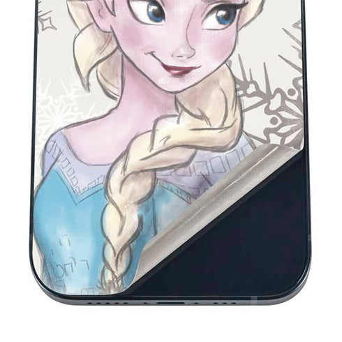 Disney Frozen Elsa Snowflakes Art iPhone 12 Skin