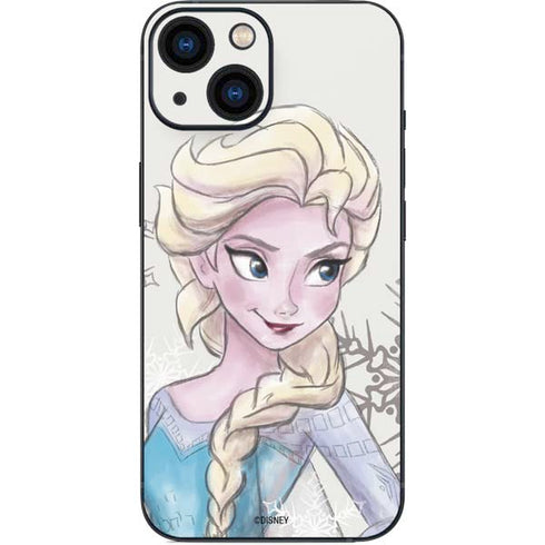 Disney Frozen Elsa Snowflakes Art iPhone 13 Mini Skin