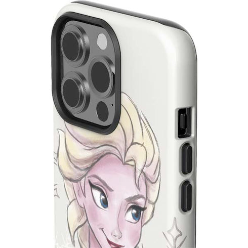 Disney Frozen Elsa Snowflakes Art iPhone 13 Pro Impact Case