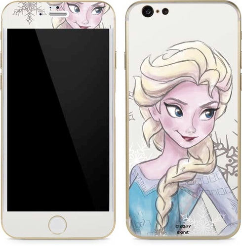 Disney Frozen Elsa Snowflakes Art iPhone 6/6s Skin