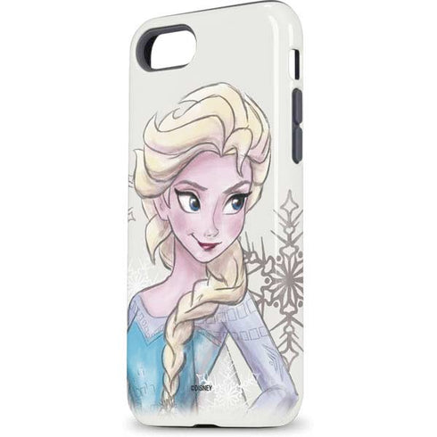 Disney Frozen Elsa Snowflakes Art iPhone 7 Pro Case