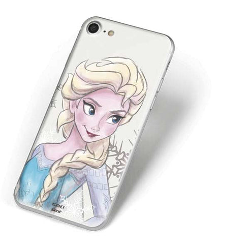 Disney Frozen Elsa Snowflakes Art iPhone 8 Skin