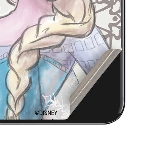 Disney Frozen Elsa Snowflakes Art iPhone SE (2nd & 3rd Gen) Skin