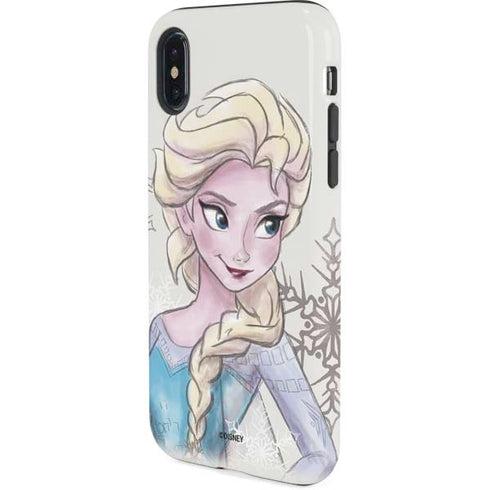 Disney Frozen Elsa Snowflakes Art iPhone X Pro Case