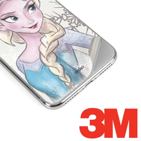 Disney Frozen Elsa Snowflakes Art iPhone XS Skin