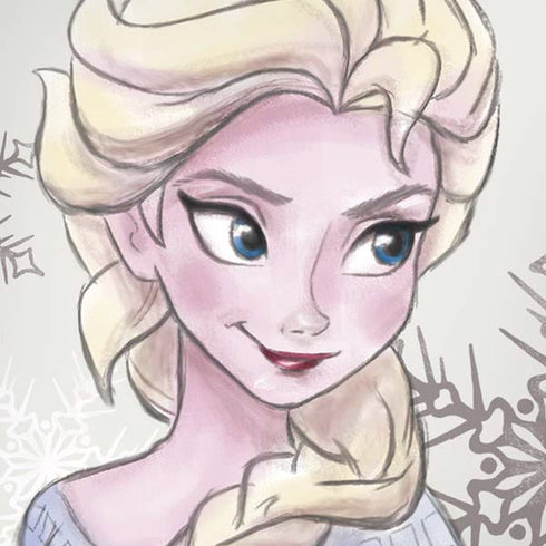 Disney Frozen Elsa Snowflakes Art iPhone XS Skin