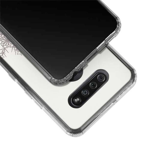 Disney Frozen Elsa Snowflakes Art LG K51/Q51 Clear Case