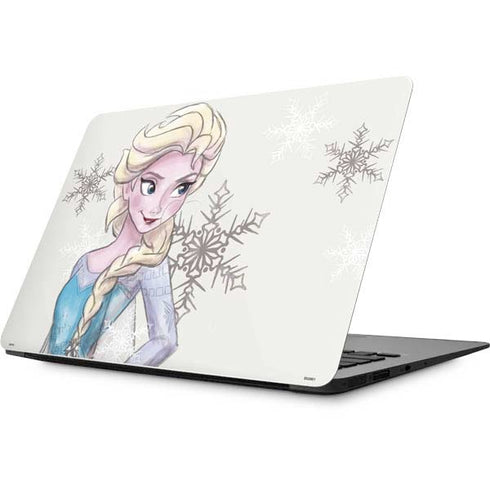 Disney Frozen Elsa Snowflakes Art Apple MacBook Skin
