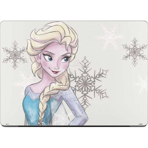 Disney Frozen Elsa Snowflakes Art MacBook Pro 14in (2021-24) Skin